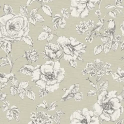 Grandeco Evelyn Trail Stone Wallpaper