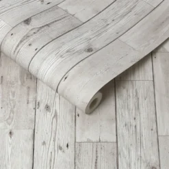 Fresco Wood Plank Neutral Wallpaper -Famous Wallpaper Store 12814451 1404832956929450