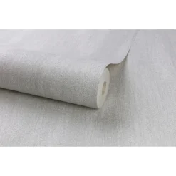 Grandeco Royal House Fabric Plain Grey Wallpaper -Famous Wallpaper Store 12830403 1234875702140025