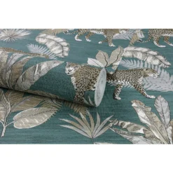 Grandeco Leopard Teal Paste The Wall Wallpaper 4 Grandeco Leopard Teal Paste The Wall Wallpaper -Famous Wallpaper Store 12837441 1384873385323806