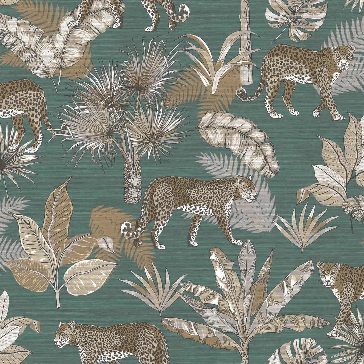 Grandeco Leopard Teal Paste the Wall Wallpaper Grandeco Leopard Teal Paste The Wall Wallpaper -Famous Wallpaper Store 12837441 6614831955462964