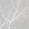 Fresco Winter Tree Wallpaper - Grey