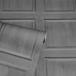 Artistick Washed Panel Charcoal Wallpaper -Famous Wallpaper Store 13135191 1384869997766175