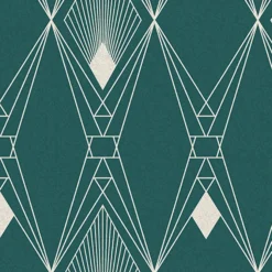 Next Deco Geometric Teal Wallpaper -Famous Wallpaper Store 13827414 9534969279777392