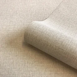 Belgravia Décor Giorgio Beige Fabric Effect Textured Wallpaper A4 Size Sample