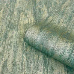 Belgravia Décor Retreat Distressed Textured Green Wallpaper A4 Size Sample