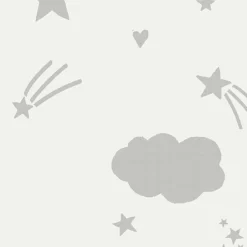Next Moon & Stars Grey Wallpaper -Famous Wallpaper Store 13956083 8614998026267292