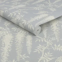 Next Wisteria Trails Grey Wallpaper -Famous Wallpaper Store 13960868 4584998026964066