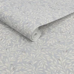 Next Ditsy Leaf Grey Wallpaper -Famous Wallpaper Store 13960874 1614998026753385