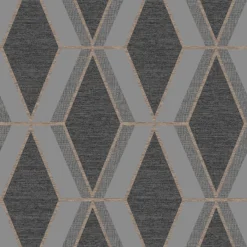Next Optical Triangle Grey Wallpaper