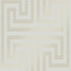 Next Metallic Greek Key Neutral Wallpaper
