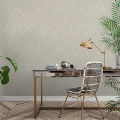 Grandeco Chenille Damask Cream Textured Mid Sheen Wallpaper 5 Grandeco Chenille Damask Cream Textured Mid Sheen Wallpaper -Famous Wallpaper Store 13980234 1735000057554935