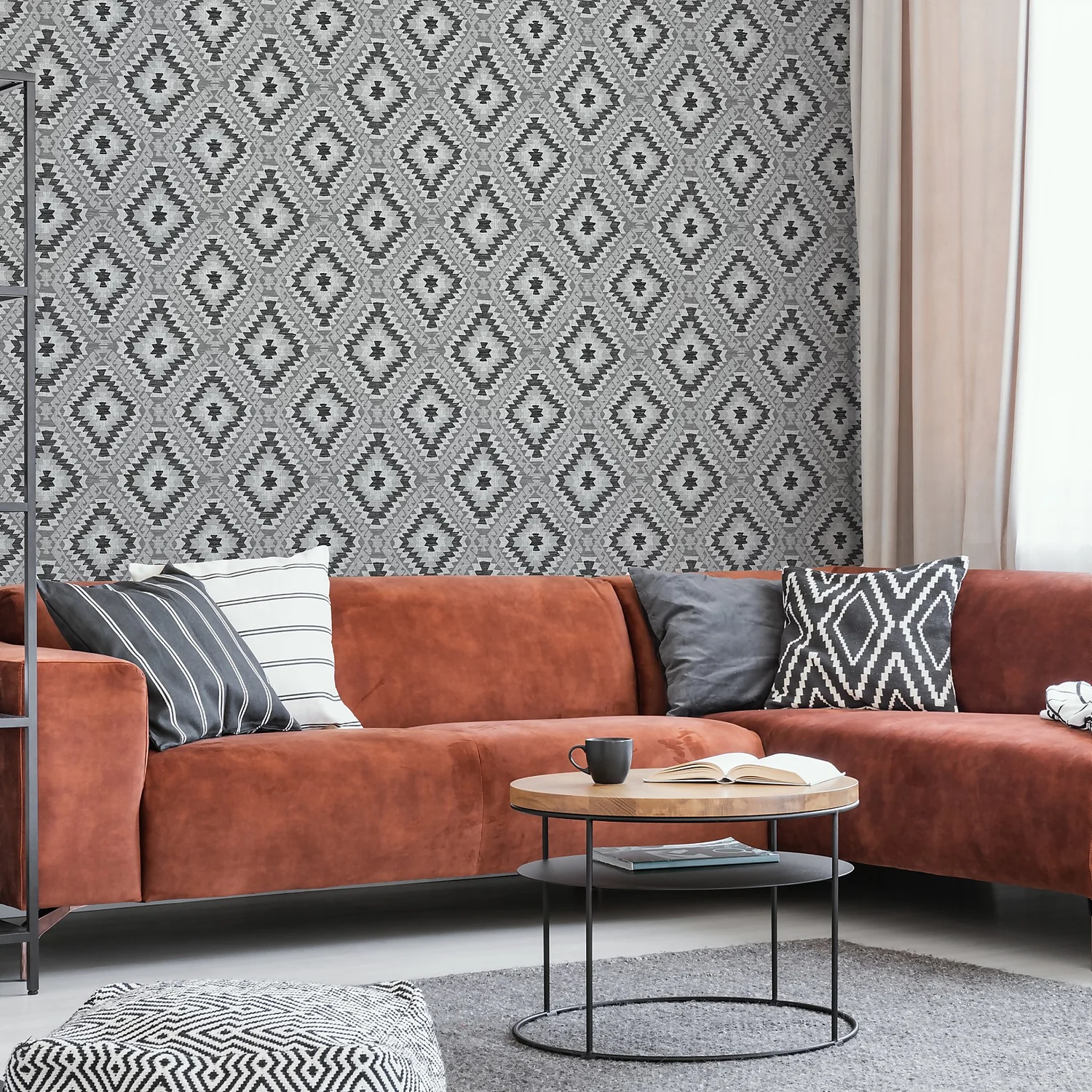 Superfresco Colours Aztec Geo Mono Wallpaper Superfresco Colours Aztec Geo Mono Wallpaper -Famous Wallpaper Store 13991826 2745003726891121