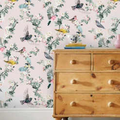 Joules Handford Garden Birds Antique Crème Wallpaper -Famous Wallpaper Store 13991839 1055003723158920