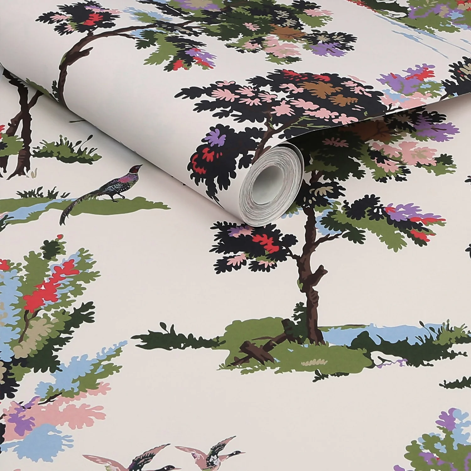 Joules Woodland Scene Dawn Grey Wallpaper Joules Woodland Scene Dawn Grey Wallpaper -Famous Wallpaper Store 13991840 6045003722701273