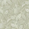Fresco Artisan Leaf Sage Wallpaper
